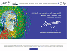 Tablet Screenshot of mozartiana.pl
